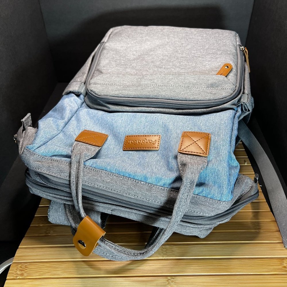 Pandaear Travel Diaper Backpack Changing Station with Lots of Pockets - Picture 6 of 6